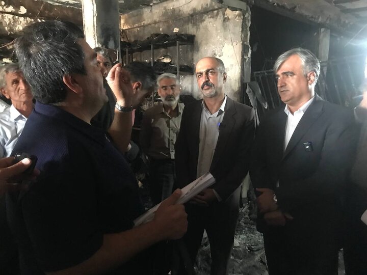 برخورد قانونی با مقصران حادثه آتش‌سوزی پاساژ آشنای سنندج ضروری است