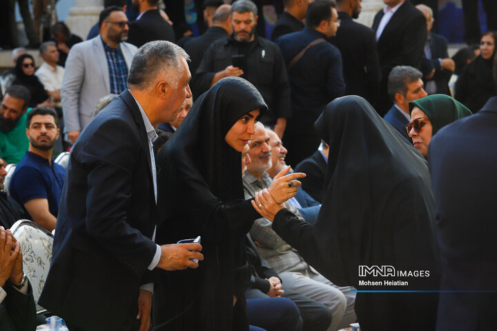 مراسم تشییع پیکر استاد فرشچیان