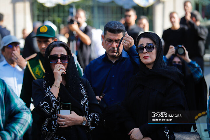 مراسم تشییع پیکر استاد فرشچیان