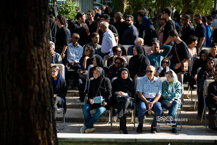 مراسم تشییع پیکر استاد فرشچیان