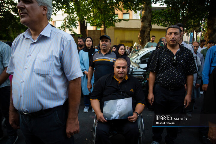 مراسم تشییع پیکر استاد فرشچیان