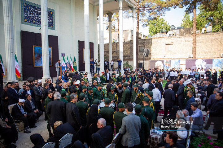 مراسم تشییع پیکر استاد فرشچیان