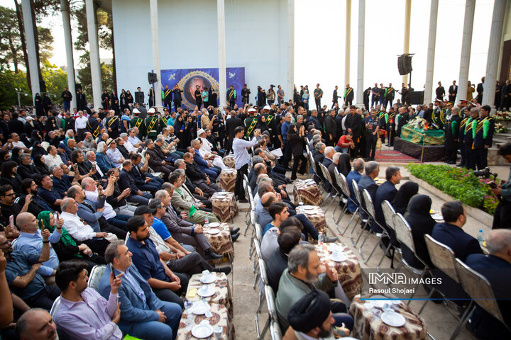 مراسم تشییع پیکر استاد فرشچیان