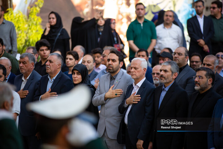 مراسم تشییع پیکر استاد فرشچیان