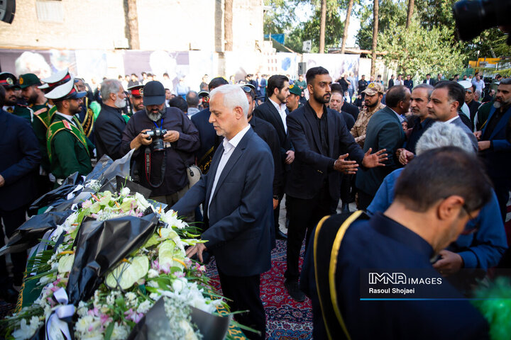 مراسم تشییع پیکر استاد فرشچیان