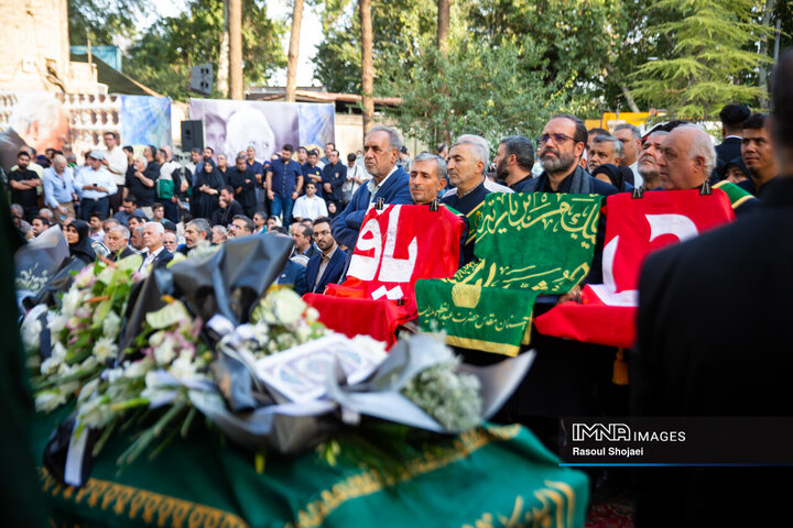 مراسم تشییع پیکر استاد فرشچیان