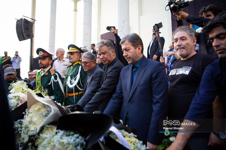 مراسم تشییع پیکر استاد فرشچیان