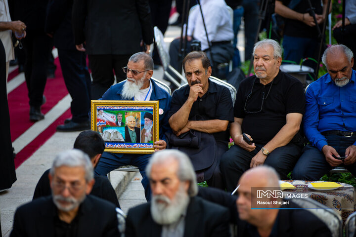 مراسم تشییع پیکر استاد فرشچیان