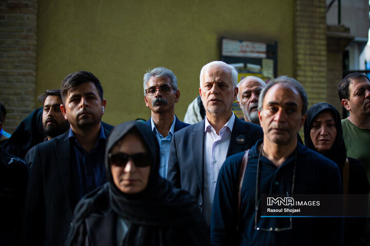 مراسم تشییع پیکر استاد فرشچیان