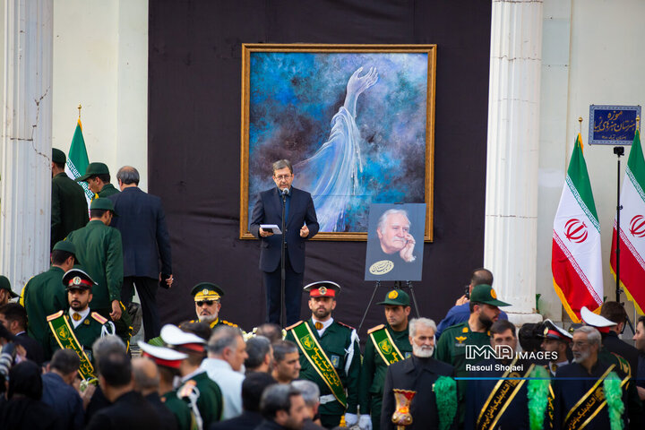 مراسم تشییع پیکر استاد فرشچیان