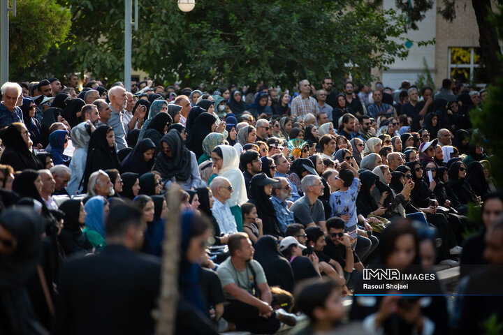 مراسم تشییع پیکر استاد فرشچیان