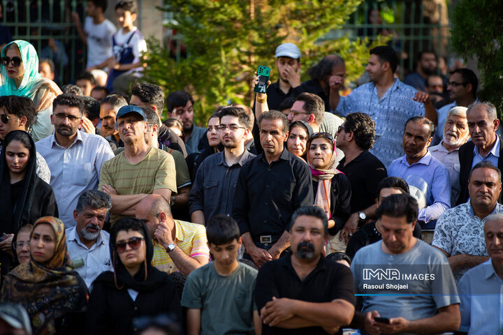 مراسم تشییع پیکر استاد فرشچیان