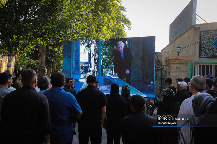 مراسم تشییع پیکر استاد فرشچیان