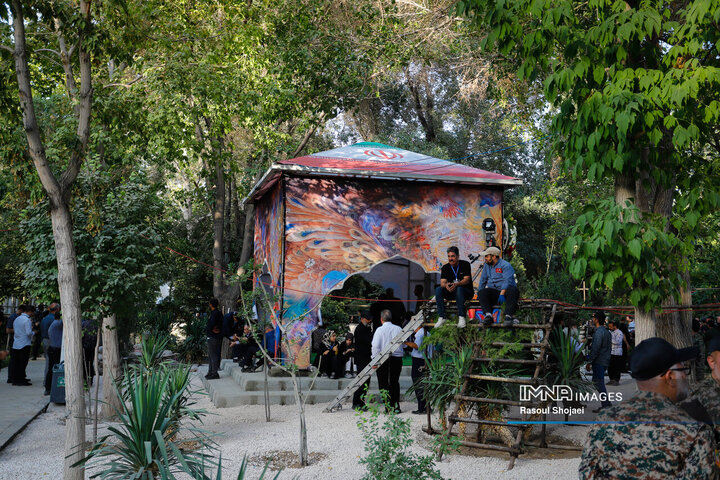 مراسم تشییع پیکر استاد فرشچیان