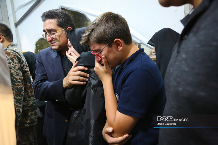 مراسم تشییع پیکر استاد فرشچیان