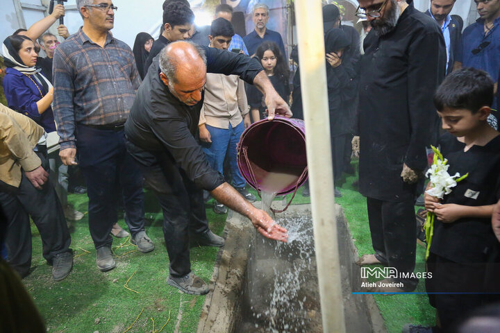 مراسم تشییع پیکر استاد فرشچیان