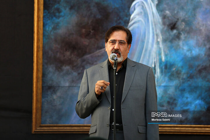 در حاشیه مراسم تشییع استاد فرشچیان