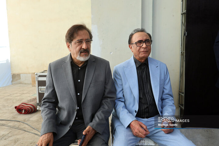 در حاشیه مراسم تشییع استاد فرشچیان