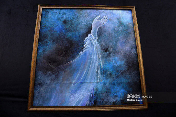 در حاشیه مراسم تشییع استاد فرشچیان