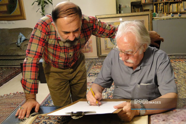 وقتی آثار استاد فرشچیان به فضا ارسال شد