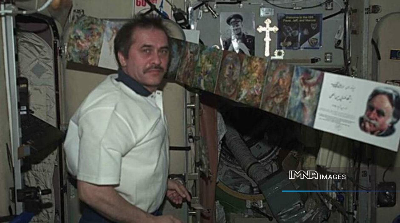 آثار فرشچیان درمیان سلفی‌های فضایی