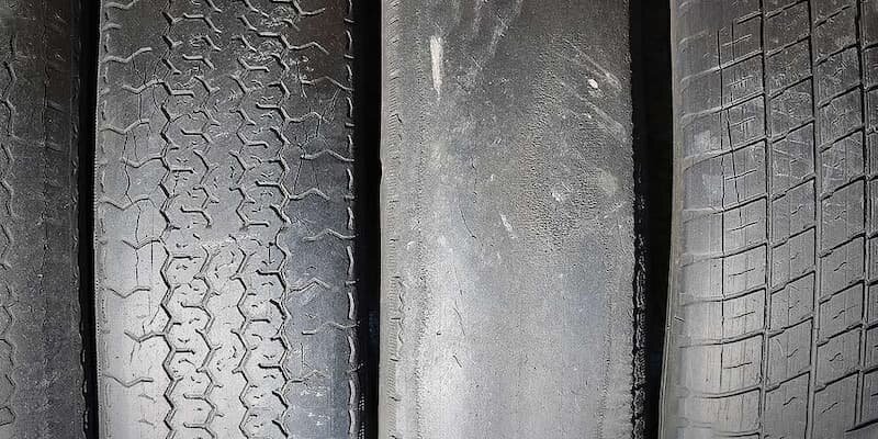 لاستیک ساییده شده و خراب