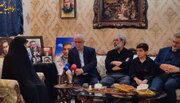 دیدار رئیس بنیادشهید با خانواده شهیدان باکویی و ملایوسفی