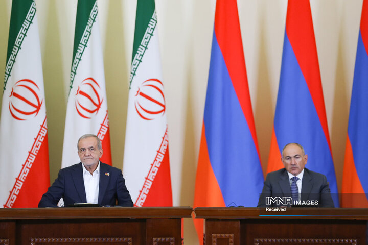 امضای بیانیه مشترک و اسناد همکاری میان ایران و ارمنستان