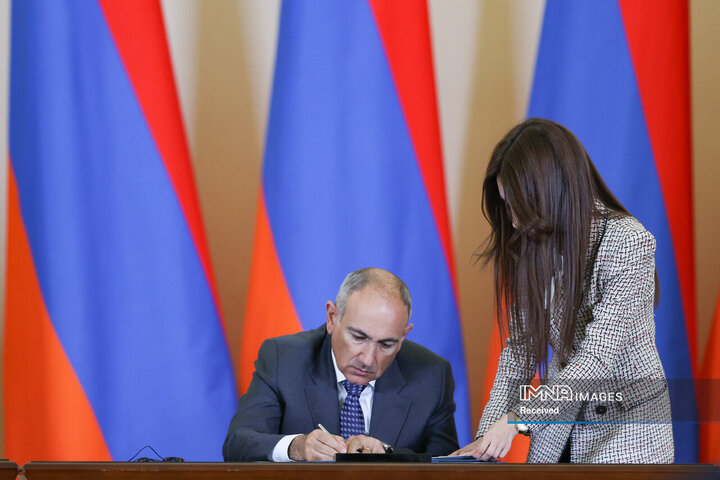 امضای بیانیه مشترک و اسناد همکاری میان ایران و ارمنستان