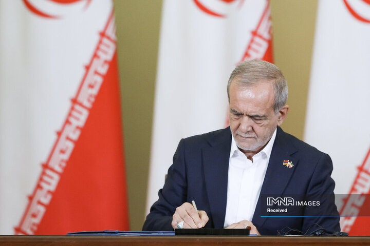 امضای بیانیه مشترک و اسناد همکاری میان ایران و ارمنستان