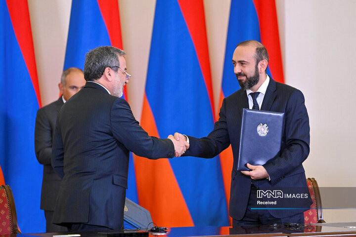 امضای بیانیه مشترک و اسناد همکاری میان ایران و ارمنستان