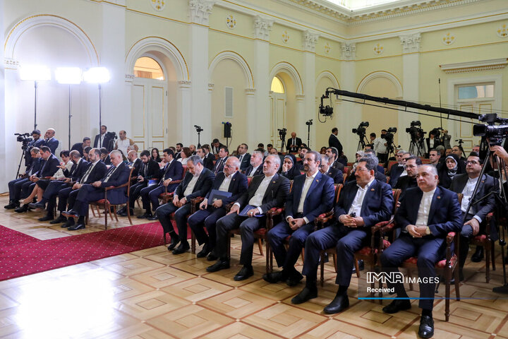 نشست مطبوعاتی رئیس جمهور با نخست وزیر ارمنستان