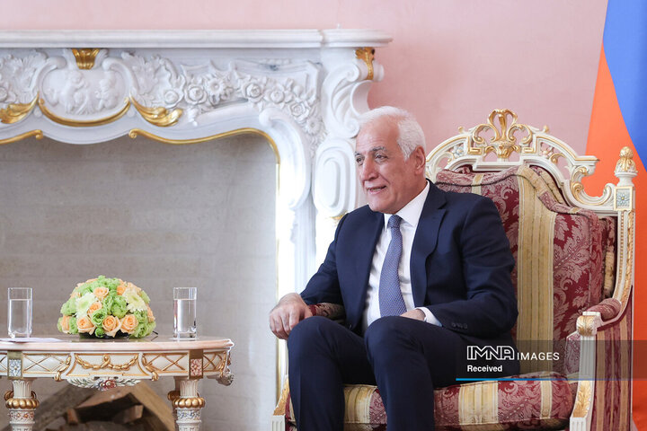 دیدار روسای جمهور ایران و ارمنستان