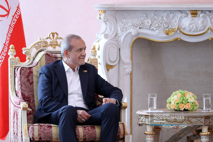 دیدار روسای جمهور ایران و ارمنستان