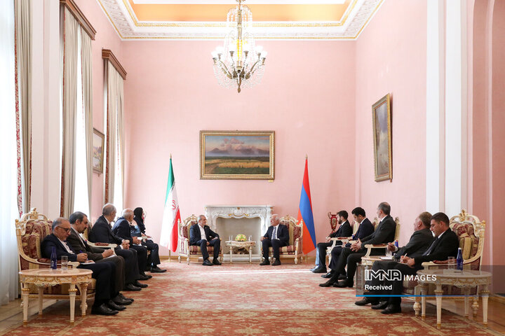 دیدار روسای جمهور ایران و ارمنستان