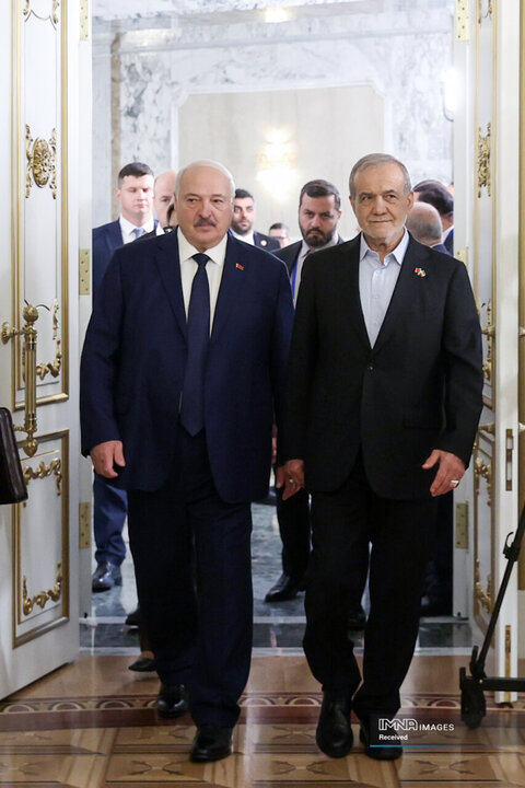 دیدار روسای جمهور ایران و بلاروس