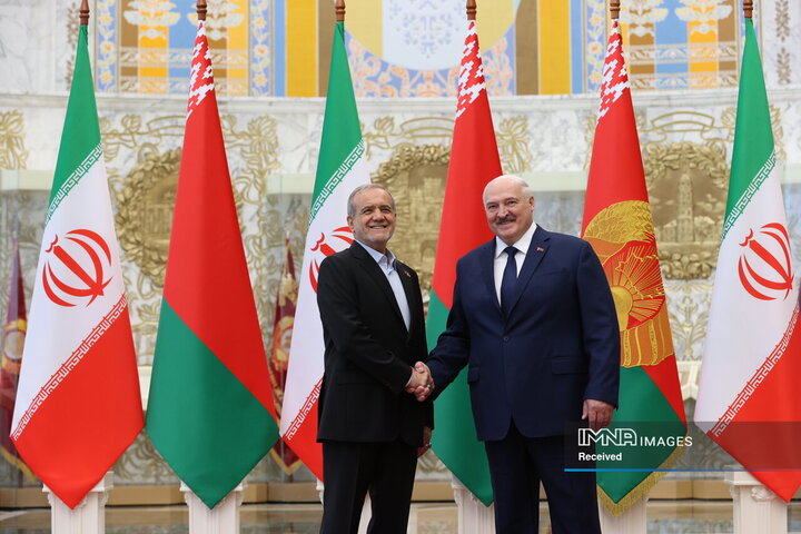 دیدار روسای جمهور ایران و بلاروس