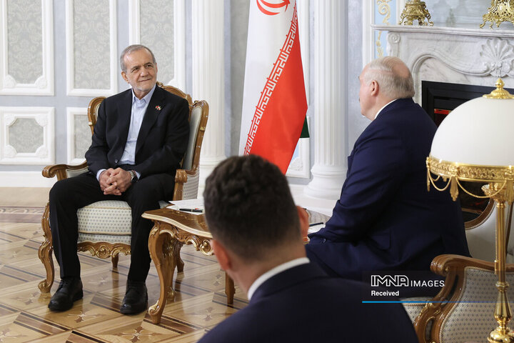 دیدار روسای جمهور ایران و بلاروس