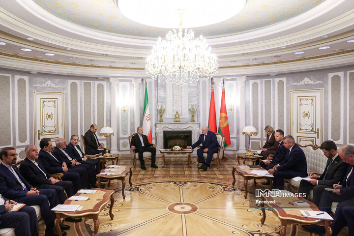 دیدار روسای جمهور ایران و بلاروس