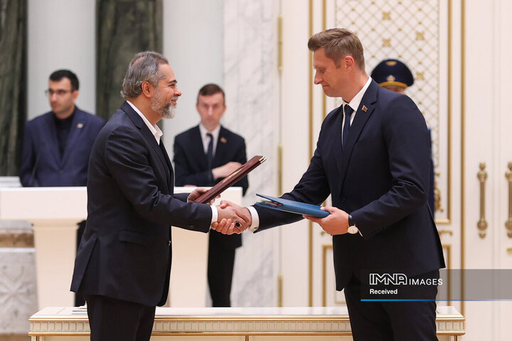 امضای بیانیه مشترک و اسناد همکاری میان ایران و بلاروس