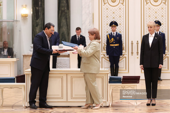 امضای بیانیه مشترک و اسناد همکاری میان ایران و بلاروس