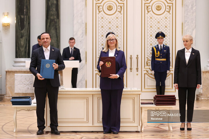 امضای بیانیه مشترک و اسناد همکاری میان ایران و بلاروس