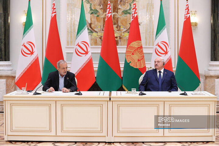 امضای بیانیه مشترک و اسناد همکاری میان ایران و بلاروس