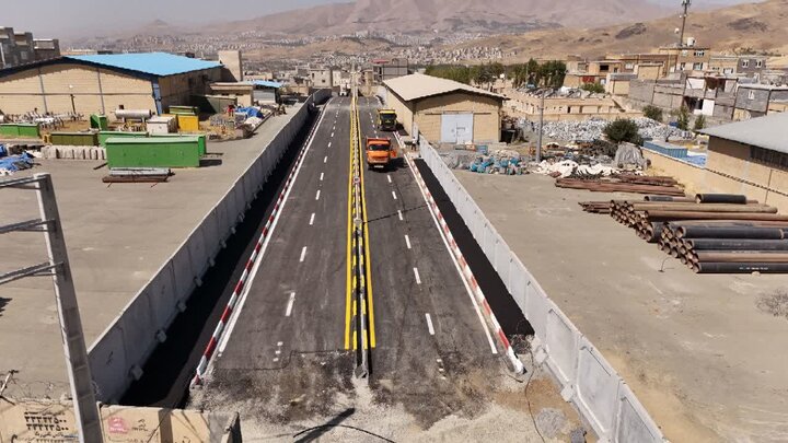 بلوار گاز نایسر سنندج بازگشایی شد