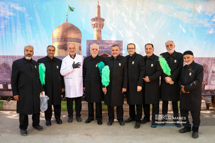 آغاز به کار موکب فراشان آستان قدس رضوی