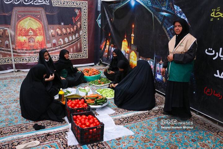 آغاز به کار موکب فراشان آستان قدس رضوی