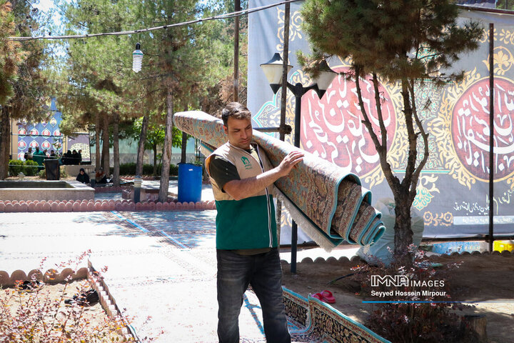 آغاز به کار موکب فراشان آستان قدس رضوی