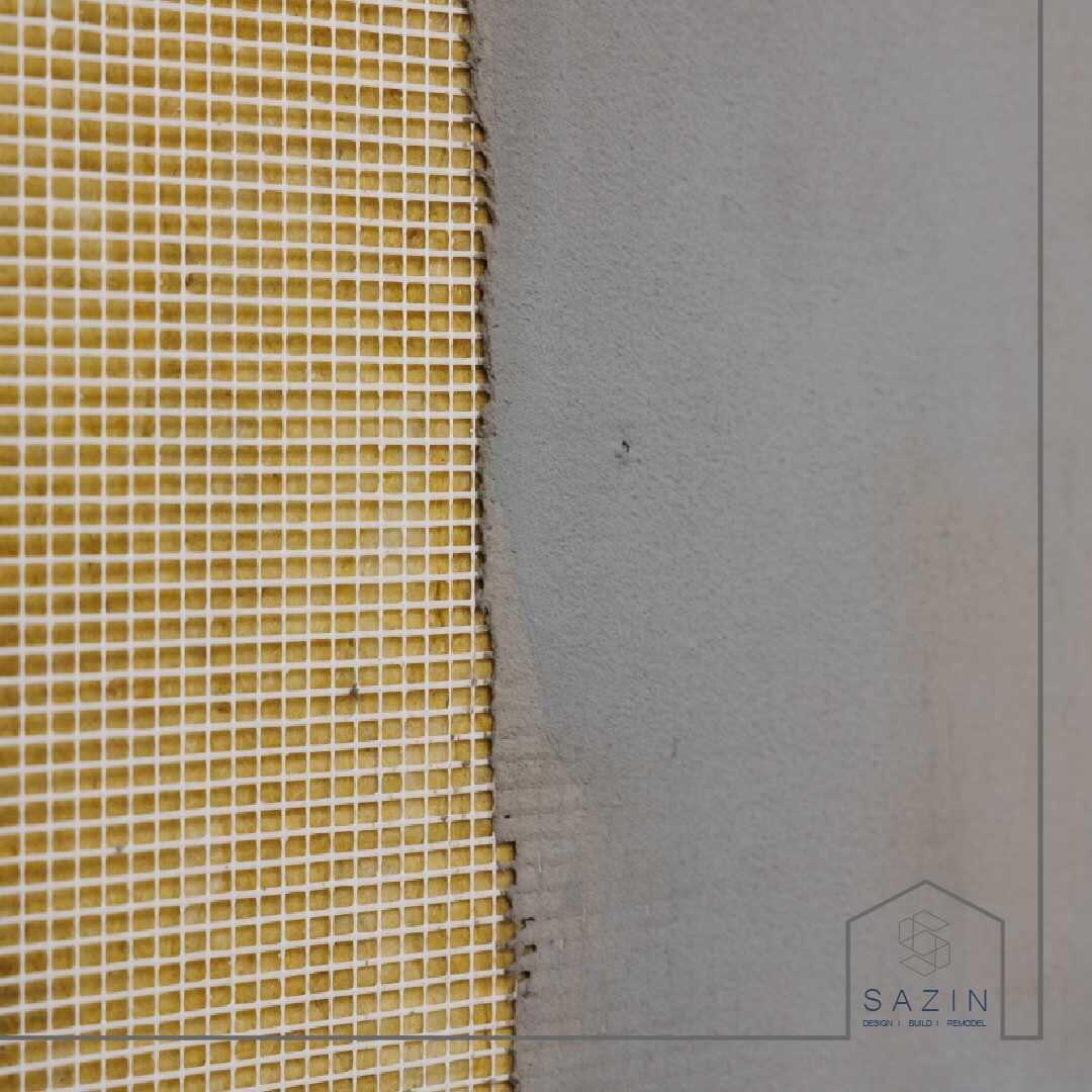 نقش گرماژ و ابعاد چشمه توری فایبرگلاس در سیستم وال مش