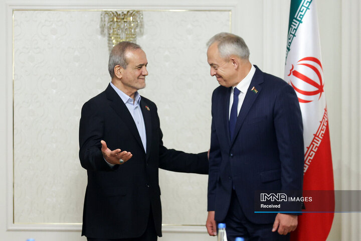 دیدار روسای مجالس بلاروس با رئیس جمهور