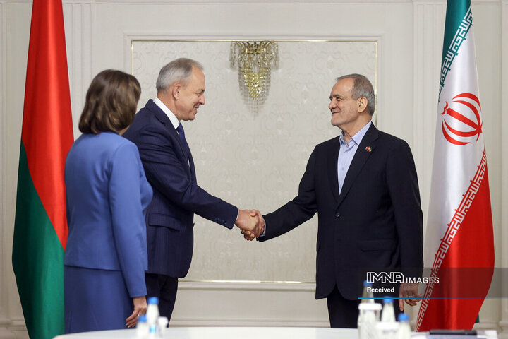 دیدار روسای مجالس بلاروس با رئیس جمهور